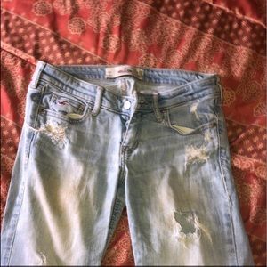 Hollister ripped jeans